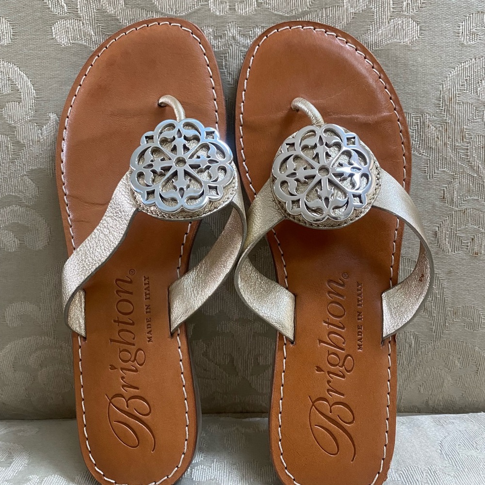 Brighton Alice Gold Sandals